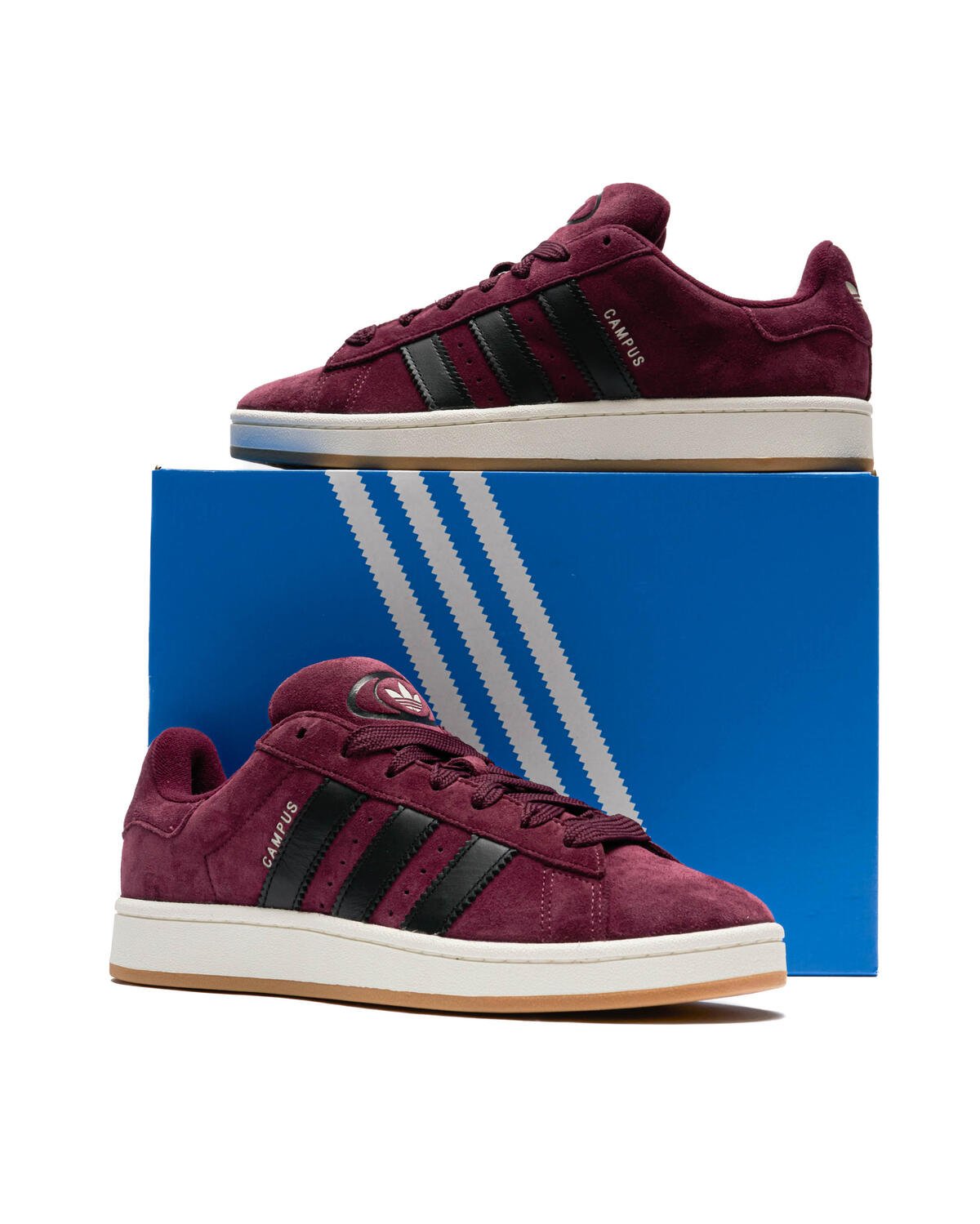 Adidas originals campus maroon suede sneaker best sale